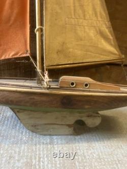 Voilier Greiner No 252 Bateau de Bassin Ancien Jouet