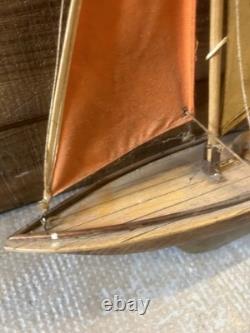 Voilier Greiner No 252 Bateau de Bassin Ancien Jouet