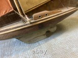 Voilier Greiner No 252 Bateau de Bassin Ancien Jouet