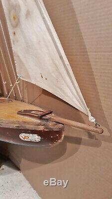 Voilier bateau canot de bassin Vogu'Enmer VP80 Luxe (rare)