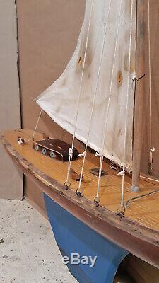 Voilier bateau canot de bassin Vogu'Enmer VP80 Luxe (rare)