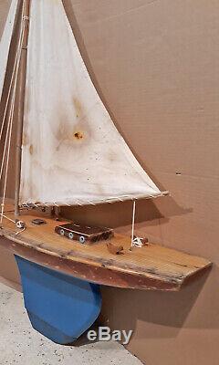 Voilier bateau canot de bassin Vogu'Enmer VP80 Luxe (rare)