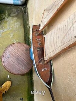 Voilier de bassin navigable BORDA Goëlette french pond yacht