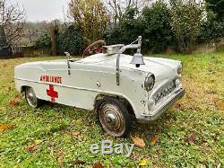 Voiture A Pedales Ancienne Pierre Guy Ambulance Pedal Car Pedale Simca