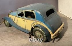 Voiture Ancienne Rolls Royce Mettoy England Bing Tippco Tole Mécanique