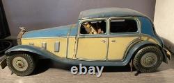 Voiture Ancienne Rolls Royce Mettoy England Bing Tippco Tole Mécanique