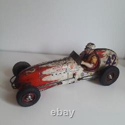 Voiture De Course Ancienne Gem Super Racer En Tole