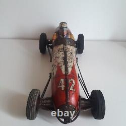 Voiture De Course Ancienne Gem Super Racer En Tole