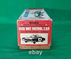 Voiture High Way Patrol Car Police- Bandai- (voir Descriptif)