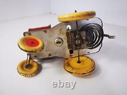 Voiture Mécanique JRD en Tôle Années 40 Modèle Jean-Anatole à Restaurer