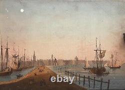 Vue Panoptique pour Polyorama, AMSTERDAM 14,5 cm x 20 cm-Effet Jour/Nuit