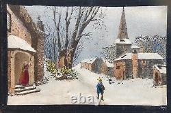 Vue Panoptique pour Polyorama, ANGLETERRE 9,5 cm x 14 cm -Effet Jour/Nuit