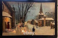 Vue Panoptique pour Polyorama, ANGLETERRE 9,5 cm x 14 cm -Effet Jour/Nuit
