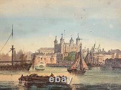 Vue Panoptique pour Polyorama, LONDRES 14,5 cm x 20 cm-Effet Jour/Nuit