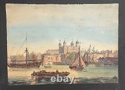 Vue Panoptique pour Polyorama, LONDRES 14,5 cm x 20 cm-Effet Jour/Nuit
