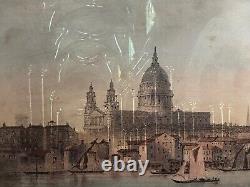Vue Panoptique pour Polyorama, LONDRES 14,5 cm x 20 cm-Effet Jour/Nuit