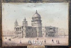 Vue Panoptique pour Polyorama, LONDRES 9,5 cm x 14 cm -Effet Jour/Nuit