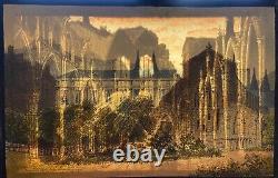 Vue Panoptique pour Polyorama, LONDRES 9,5 cm x 14 cm -Effet Jour/Nuit