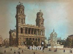 Vue Panoptique pour Polyorama, PARIS 14,5 cm x 20 cm-Effet Jour/Nuit