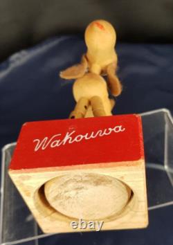 WAKOUWA Un Chien En Bois France jouet articulé ancien