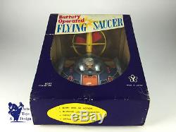 Y Yonezawa Space Toy Japan Flying Saucer Soucoupe Volante Battery Operated Works