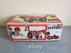 Yumbo Clim N° 209 Tractopelle Rétrocaveuse électrique en Boite Jouets Vintage