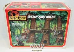 ++ ancien jouet foret de SHERWOOD FOREST playset ROBIN HOOD KENNER en boite ++