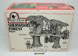 ++ ancien jouet foret de SHERWOOD FOREST playset ROBIN HOOD KENNER en boite ++