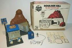 ++ ancien jouet vintage base / centre de commande MASK BOULDER HILL en boite ++